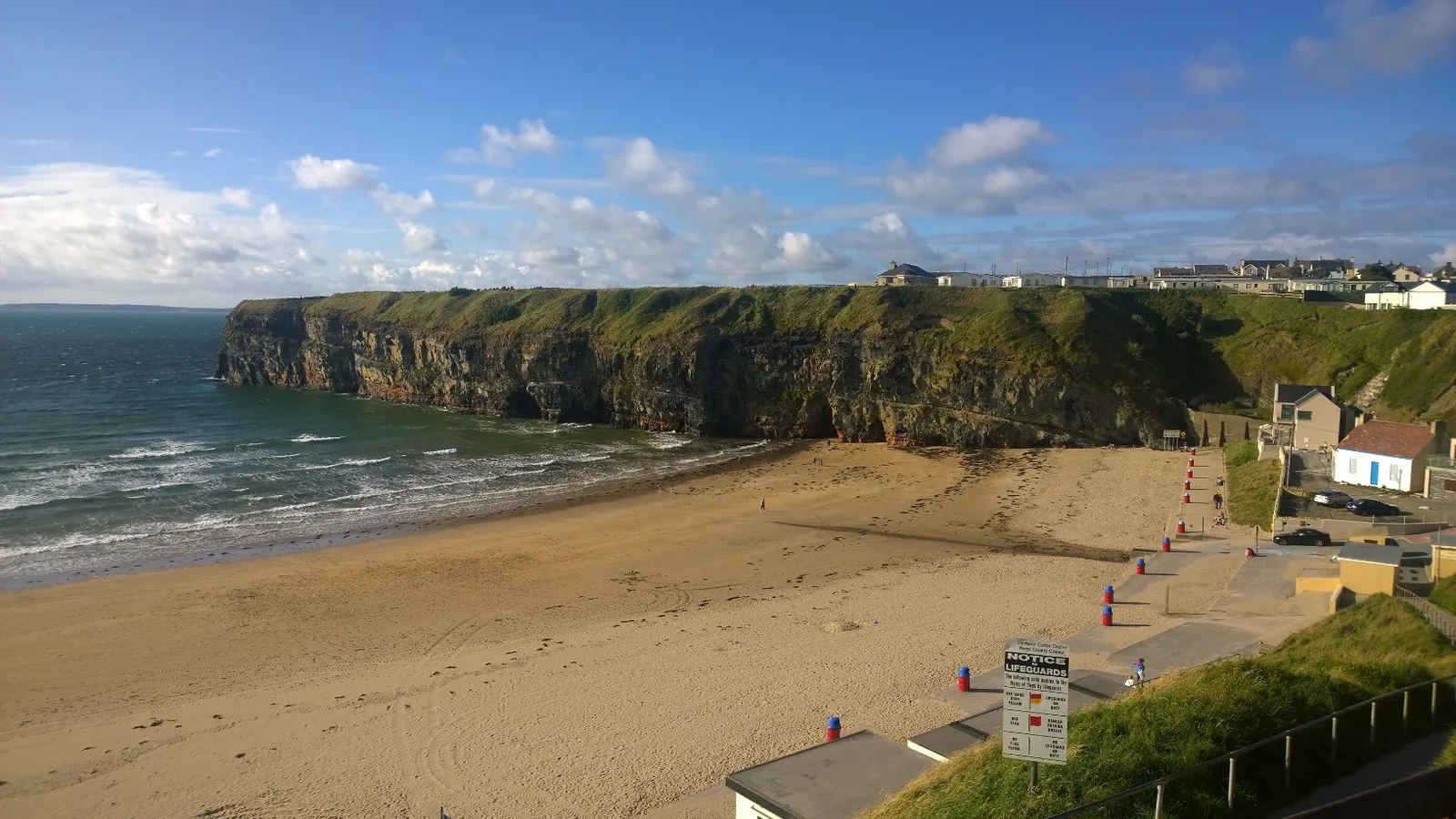 Cliff-lined beach, Ballybunion
