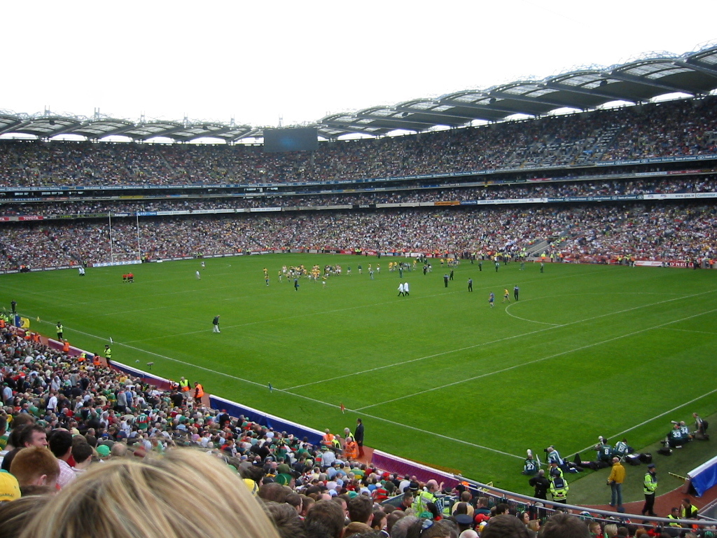 A packed Croke Park stadium in Dublin