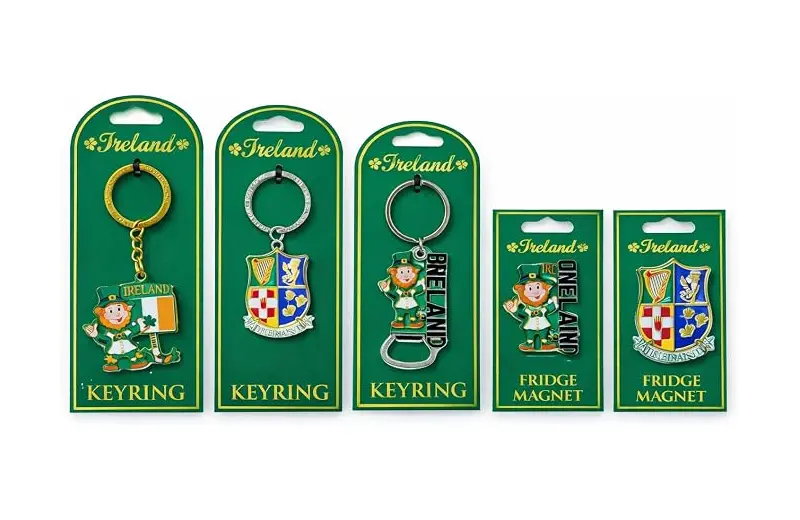 Ireland Keyring & Magnet Set