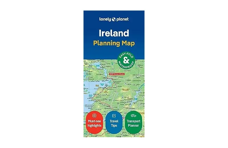 Lonely Planet Ireland Planning Map
